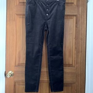 NWT Loft Factory skinny pants, button fly, sz 12.